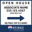 Picture of REMAX Collection 20"x20" O.H. White Super Frame - Standard Sign A