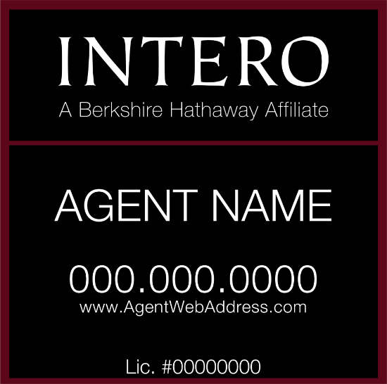 Picture of [OLD] INTERO 24"x24" BHA Yard Sign - Standard - Copy