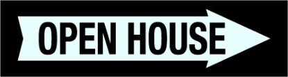 Picture of INTERO 6"x24" - Open House Arrow - Copy